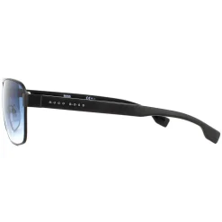 Hugo Boss Rectangle|Hugo Boss^Sunglasses BOSS 1240/S 003/08 Matte Black Blue Gradient