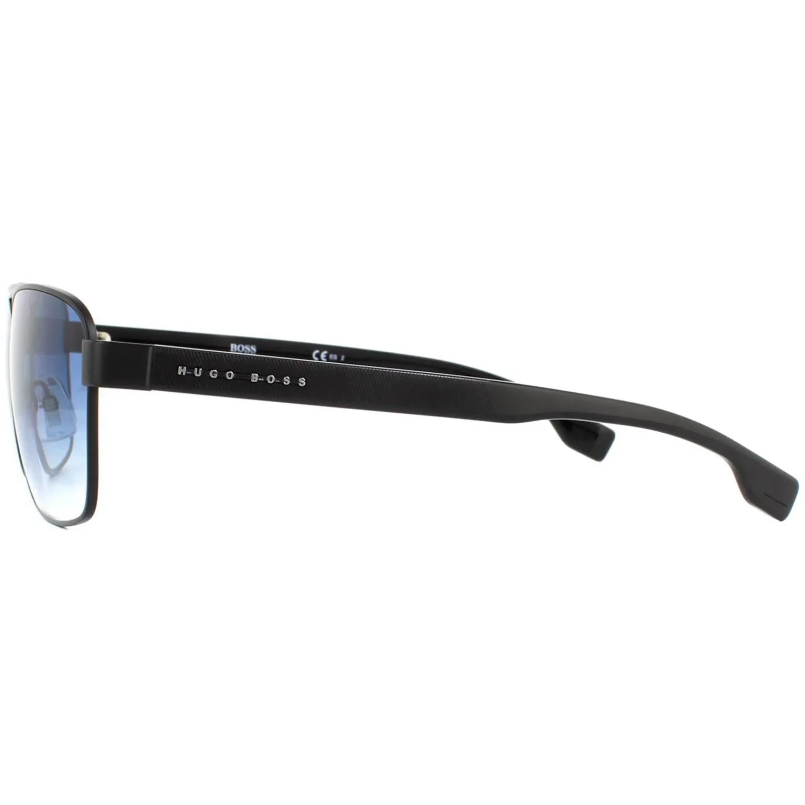 Hugo Boss Rectangle|Hugo Boss^Sunglasses BOSS 1240/S 003/08 Matte Black Blue Gradient