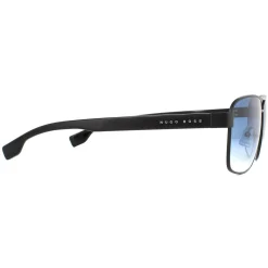 Hugo Boss Rectangle|Hugo Boss^Sunglasses BOSS 1240/S 003/08 Matte Black Blue Gradient