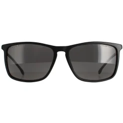 Hugo Boss Polarised^Sunglasses BOSS 1182/S/IT 003 M9 Matte Black Grey Polarized