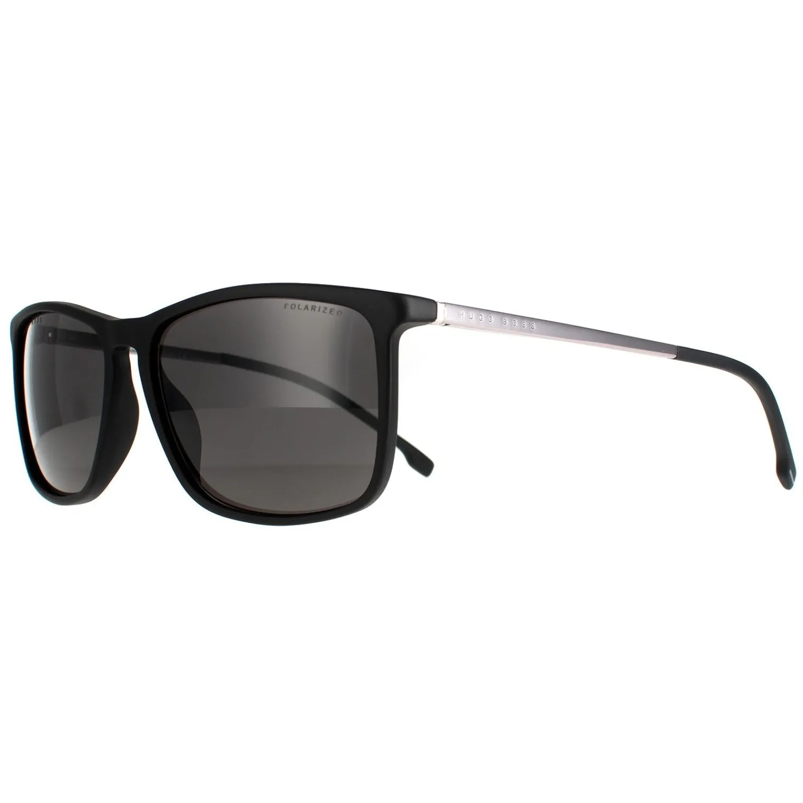 Hugo Boss Polarised^Sunglasses BOSS 1182/S/IT 003 M9 Matte Black Grey Polarized