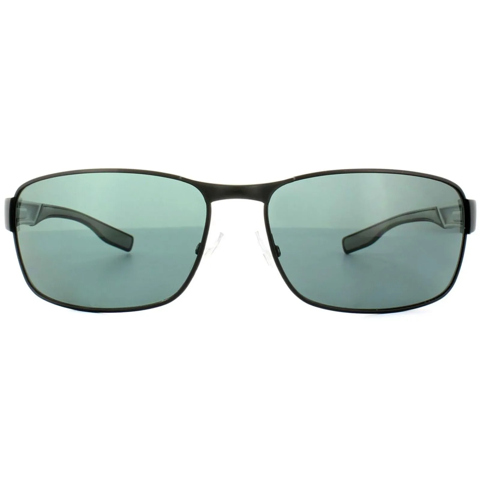 Hugo Boss Polarised^Sunglasses 0569/P/S 92K RA Dark Ruthenium Grey Green Polariz