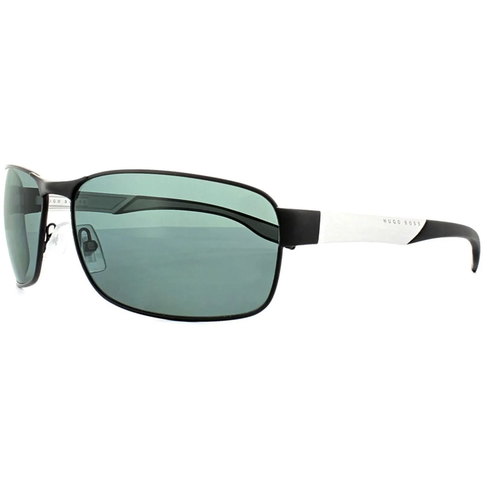 Hugo Boss Polarised^Sunglasses 0569/P/S 92K RA Dark Ruthenium Grey Green Polariz