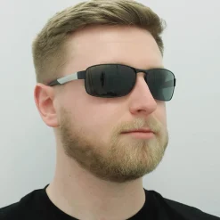Hugo Boss Polarised^Sunglasses 0569/P/S 92K RA Dark Ruthenium Grey Green Polariz
