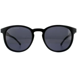 Hugo Boss Round|Hugo Boss^Sunglasses 0922/S 807 IR Black Grey Blue