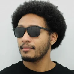 Hugo Boss Square|Hugo Boss^Sunglasses 0921/S 807 IR Black Grey Blue