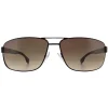 Hugo Boss Rectangle|Hugo Boss^Sunglasses 1035/S 4IN HA Matte Brown Brown Gradient