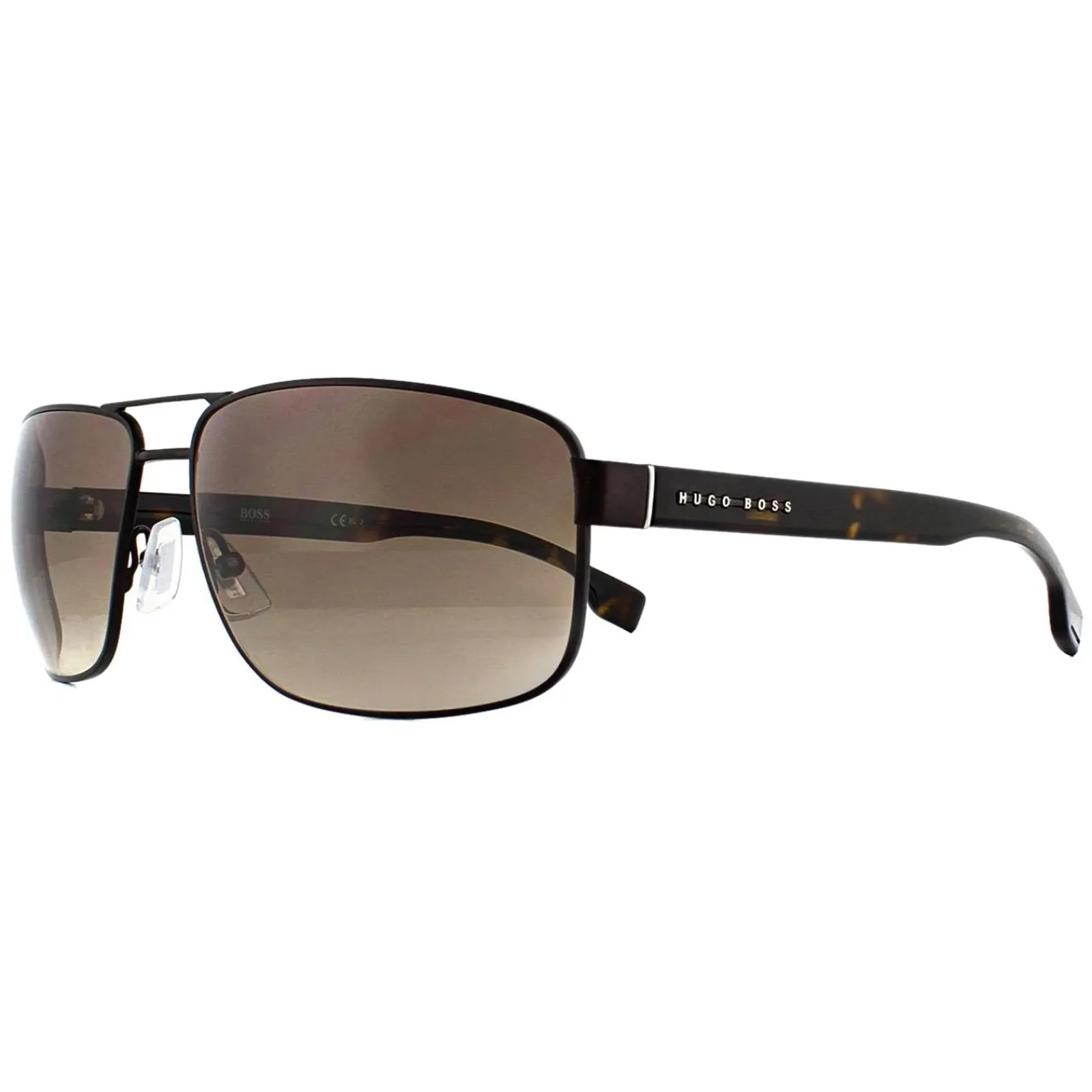Hugo Boss Rectangle|Hugo Boss^Sunglasses 1035/S 4IN HA Matte Brown Brown Gradient