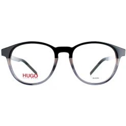 Hugo by Hugo Boss Round^Glasses Frames HG1129 08A Black and Grey Men