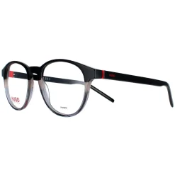 Hugo by Hugo Boss Round^Glasses Frames HG1129 08A Black and Grey Men