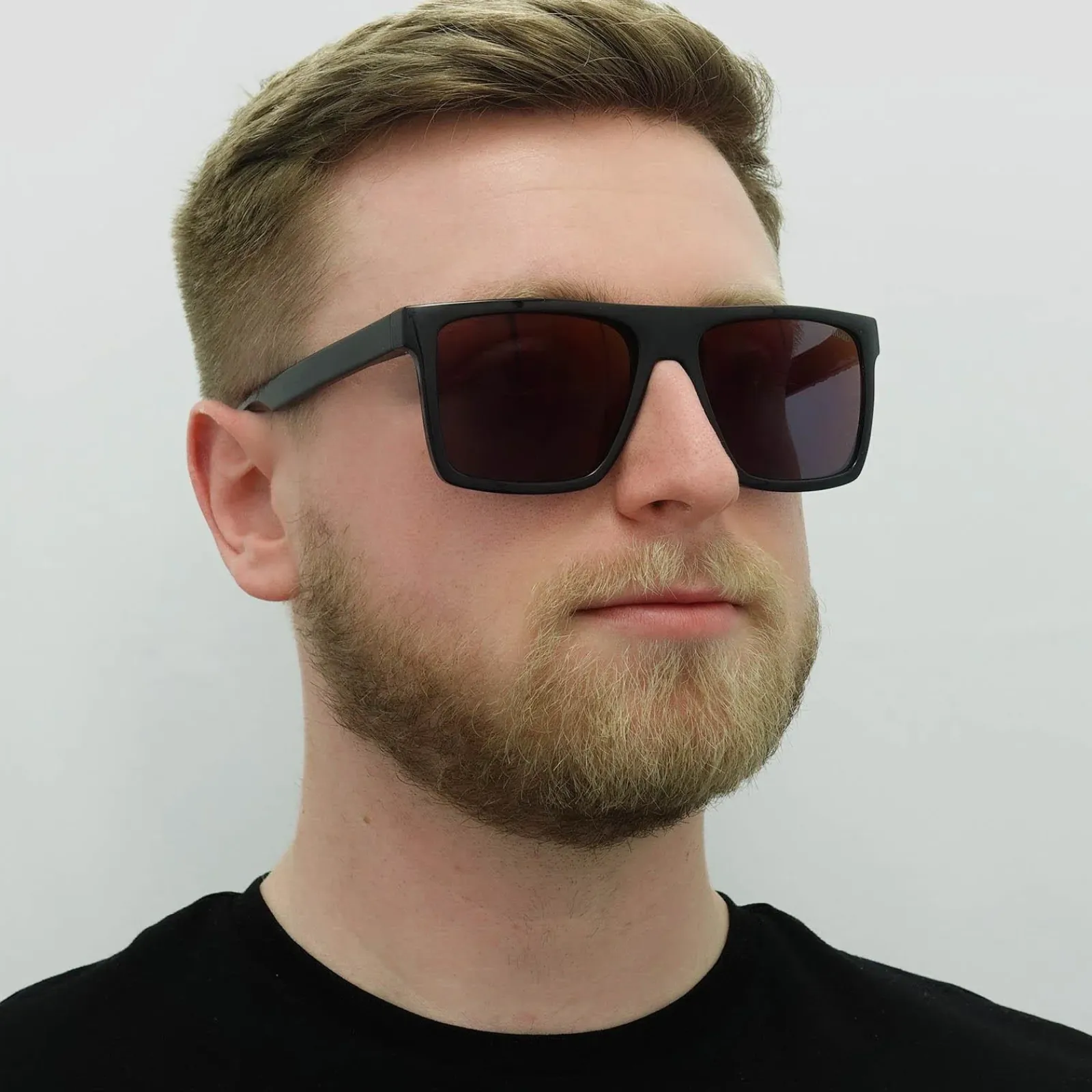 Hugo by Hugo Boss Square^Sunglasses 1069/S 807 AO Black Red
