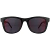 Hugo by Hugo Boss Rectangle^Sunglasses HG 1070/S 807 AO Shiny Black Red Mirror