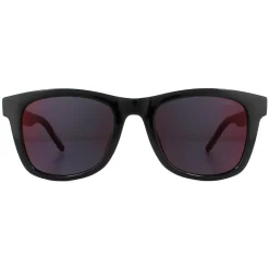 Hugo by Hugo Boss Rectangle^Sunglasses HG 1070/S 807 AO Shiny Black Red Mirror