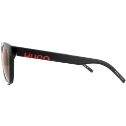 Hugo by Hugo Boss Rectangle^Sunglasses HG 1070/S 807 AO Shiny Black Red Mirror