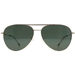 Hugo by Hugo Boss Aviator|Aviator^Sunglasses HG 1318/S J5G QT Gold Green