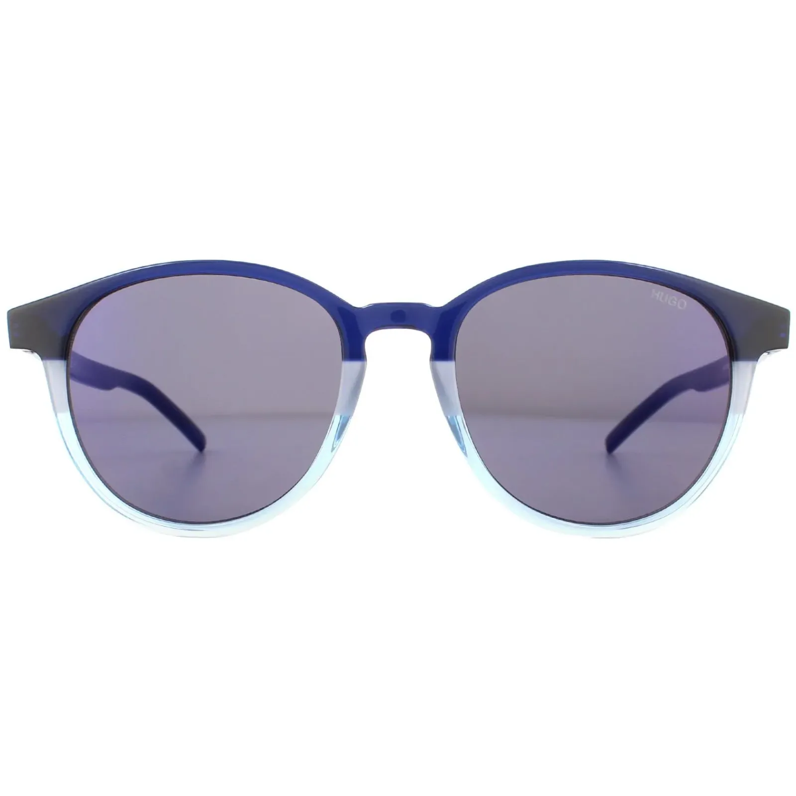 Hugo by Hugo Boss Round^Sunglasses HG1127/S ZX9/XT Matte Blue Turquoise Blue
