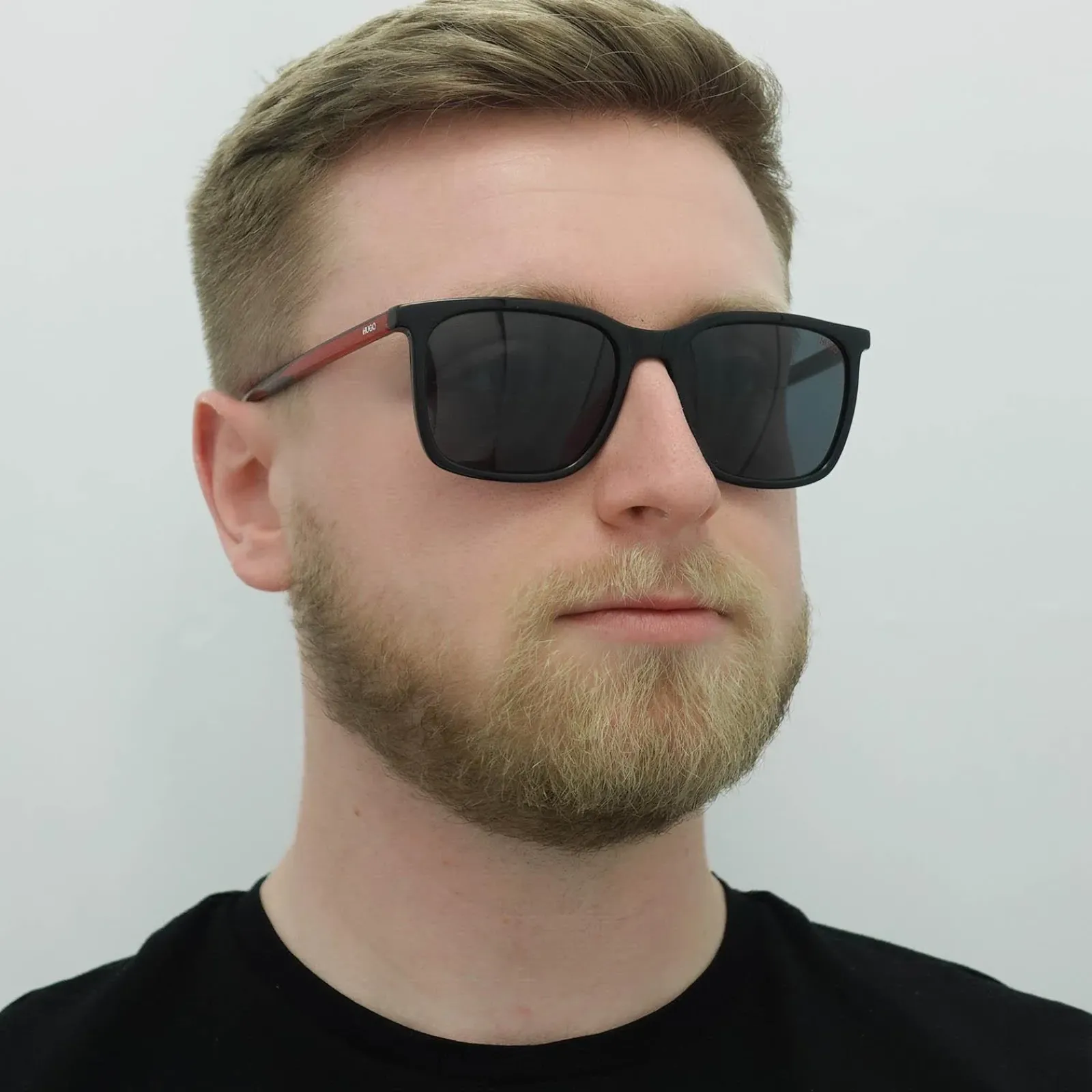 Hugo by Hugo Boss Square^Sunglasses HG 1027/S OIT IR Black Red Grey