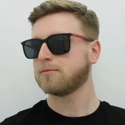 Hugo by Hugo Boss Square^Sunglasses HG 1027/S OIT IR Black Red Grey