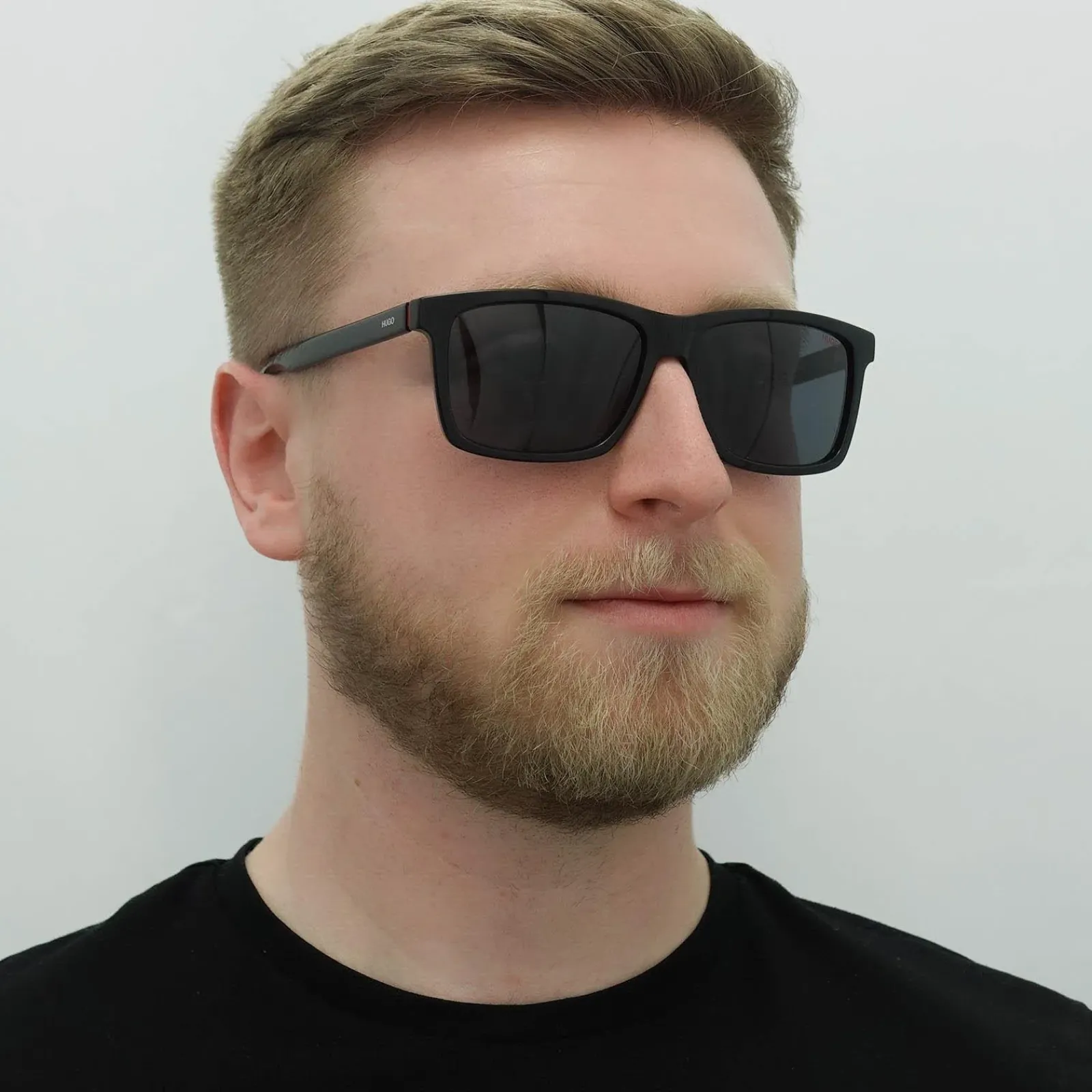 Hugo by Hugo Boss Rectangle^Sunglasses HG 1013/S OIT IR Black Grey