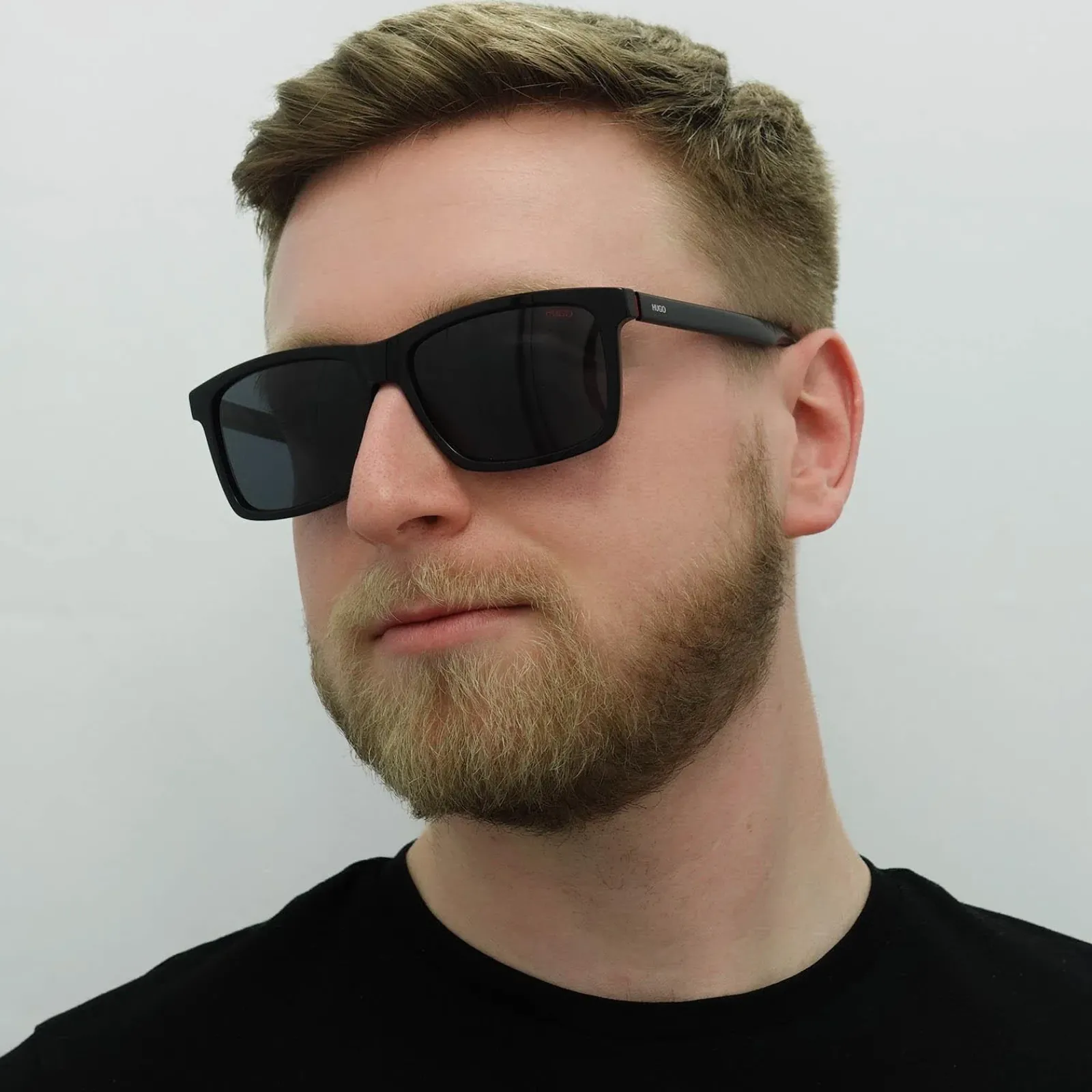 Hugo by Hugo Boss Rectangle^Sunglasses HG 1013/S OIT IR Black Grey