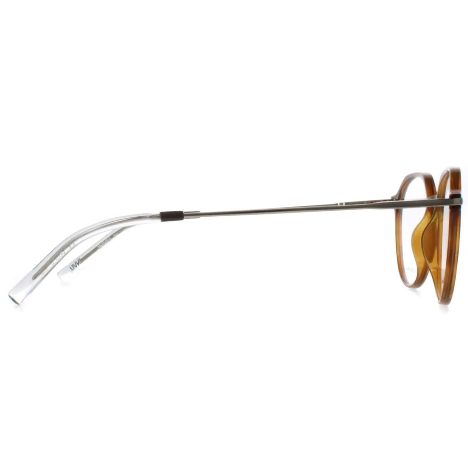 INVU Round|Round^Glasses Frames B4117 B Honey Tortoise Demi Gold Men Women