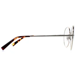 INVU Round|Round^Glasses Frames B3117 B White Gold Men Women