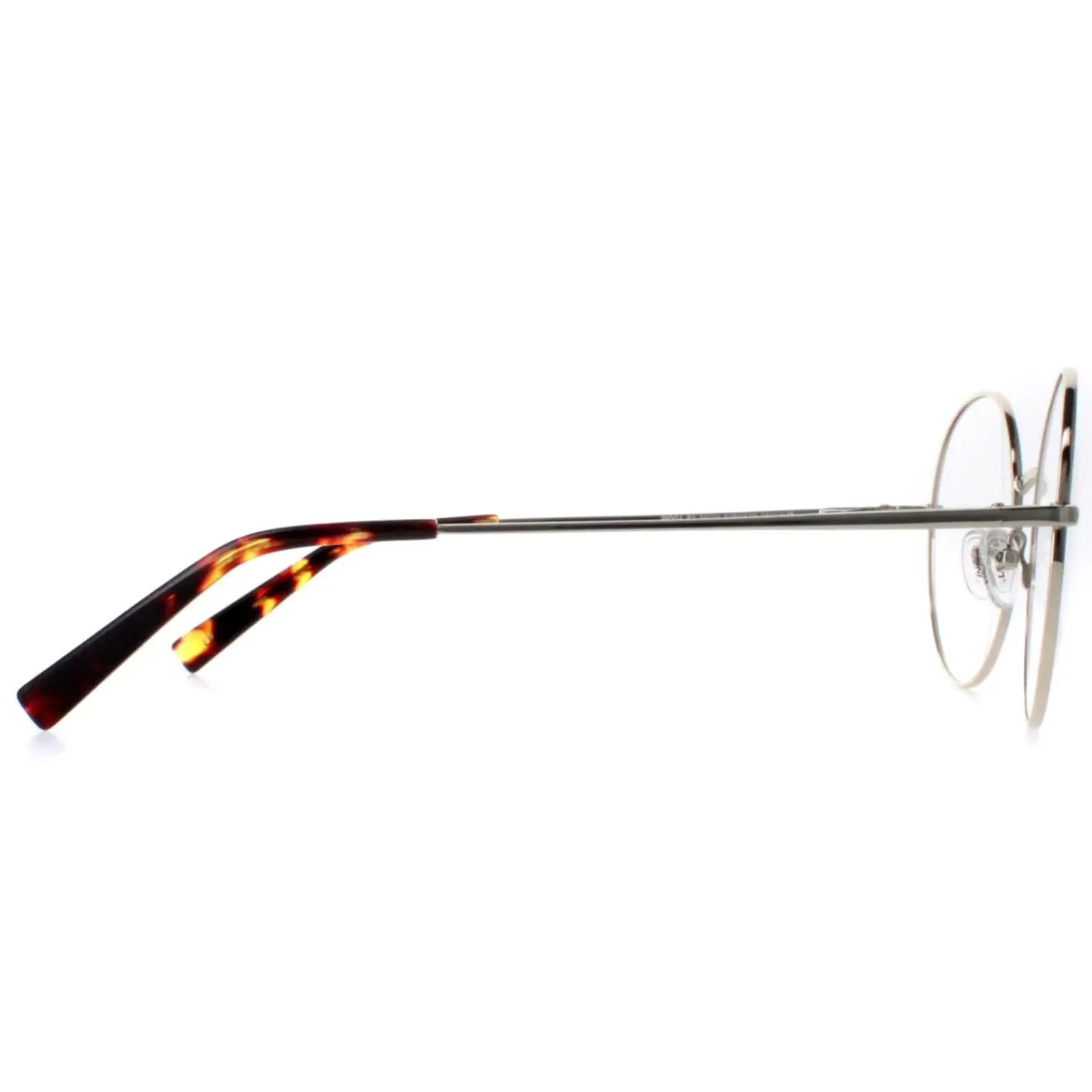INVU Round|Round^Glasses Frames B3117 B White Gold Men Women