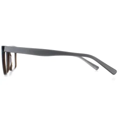 INVU Rectangle|Rectangle^Glasses Frames B4008 C Silver Petrol Men Women