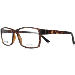 INVU Rectangle^Glasses Frames B4425 C Tortoise Matte Demi Men