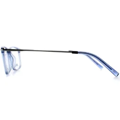 INVU Rectangle|Rectangle^Glasses Frames B4135 C Transparent Blue Dove Silver Men Women