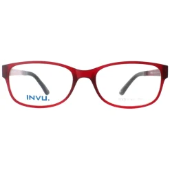 INVU Rectangle^Glasses Frames B4426 E Frosty Strawberry Women
