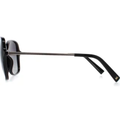 INVU Square|Polarised^Sunglasses B2133 A Black Grey Polarized