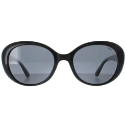 INVU Polarised|Oval^Sunglasses B2022 A Black Grey Polarized