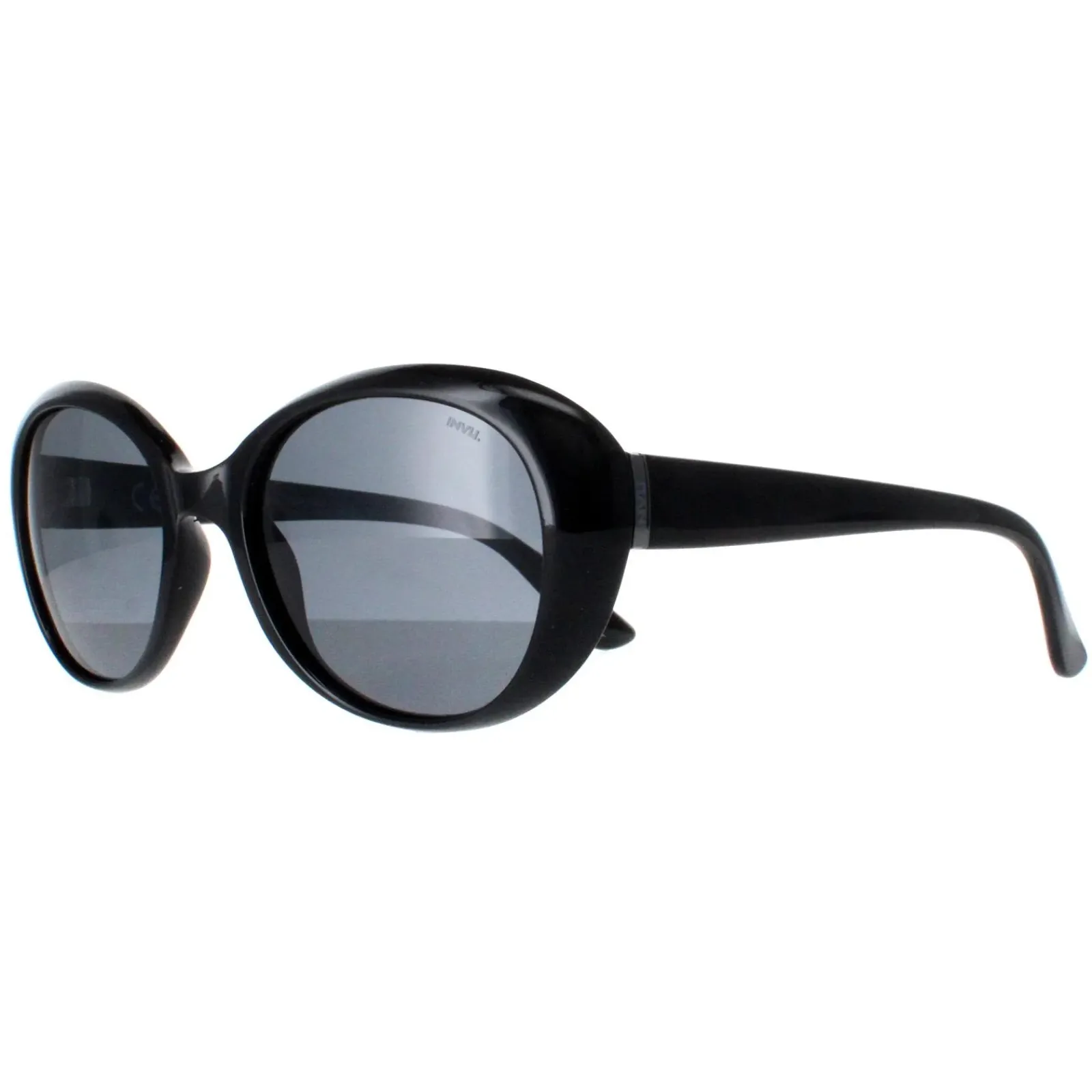 INVU Polarised|Oval^Sunglasses B2022 A Black Grey Polarized
