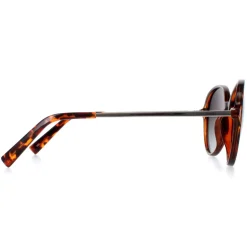 INVU Polarised^Sunglasses B2135 B Demi Tortoise Brown Gold Grey Polarized