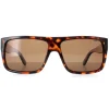 INVU Polarised|Rectangle^Sunglasses B2130 B Demi Tortoise Brown Brown Polarized