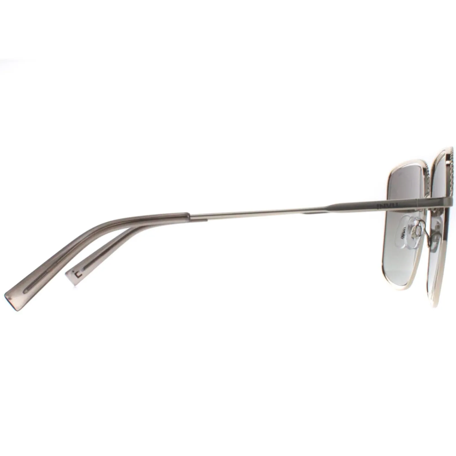INVU Square|Polarised^Sunglasses B1112 B Gold Grey Polarized