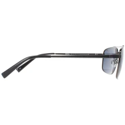 INVU Polarised|Rectangle^Sunglasses B1109 B Polished Silver Grey Polarized