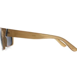 INVU Polarised|Rectangle^Sunglasses B2130 C Beige Cloudy Demi Blue Polarized