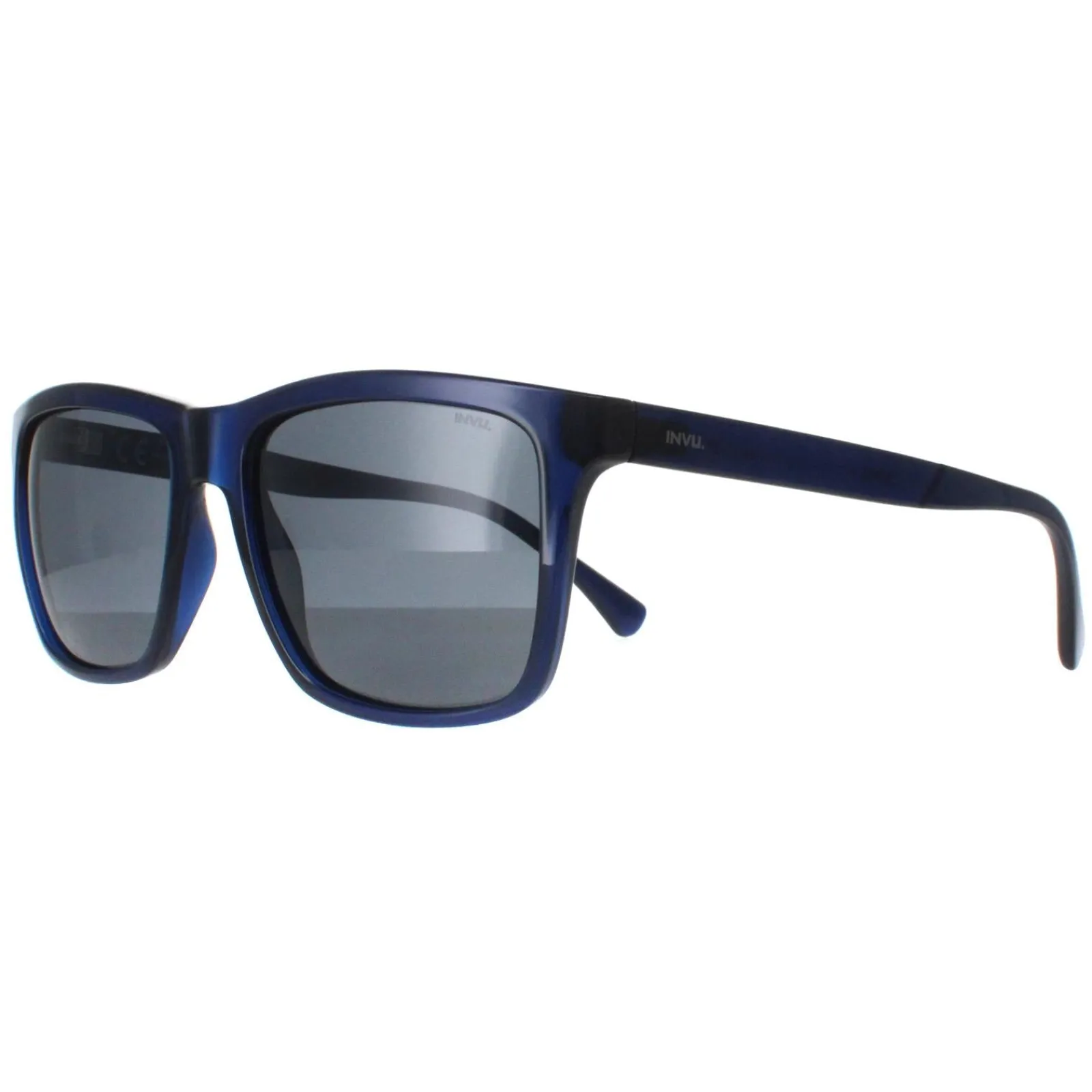 INVU Polarised|Rectangle^Sunglasses B2107 C Blue Blue Polarized