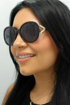 INVU Polarised^Sunglasses B2117 C Dark Tortoise Purple Demi Gold Purple Polarize