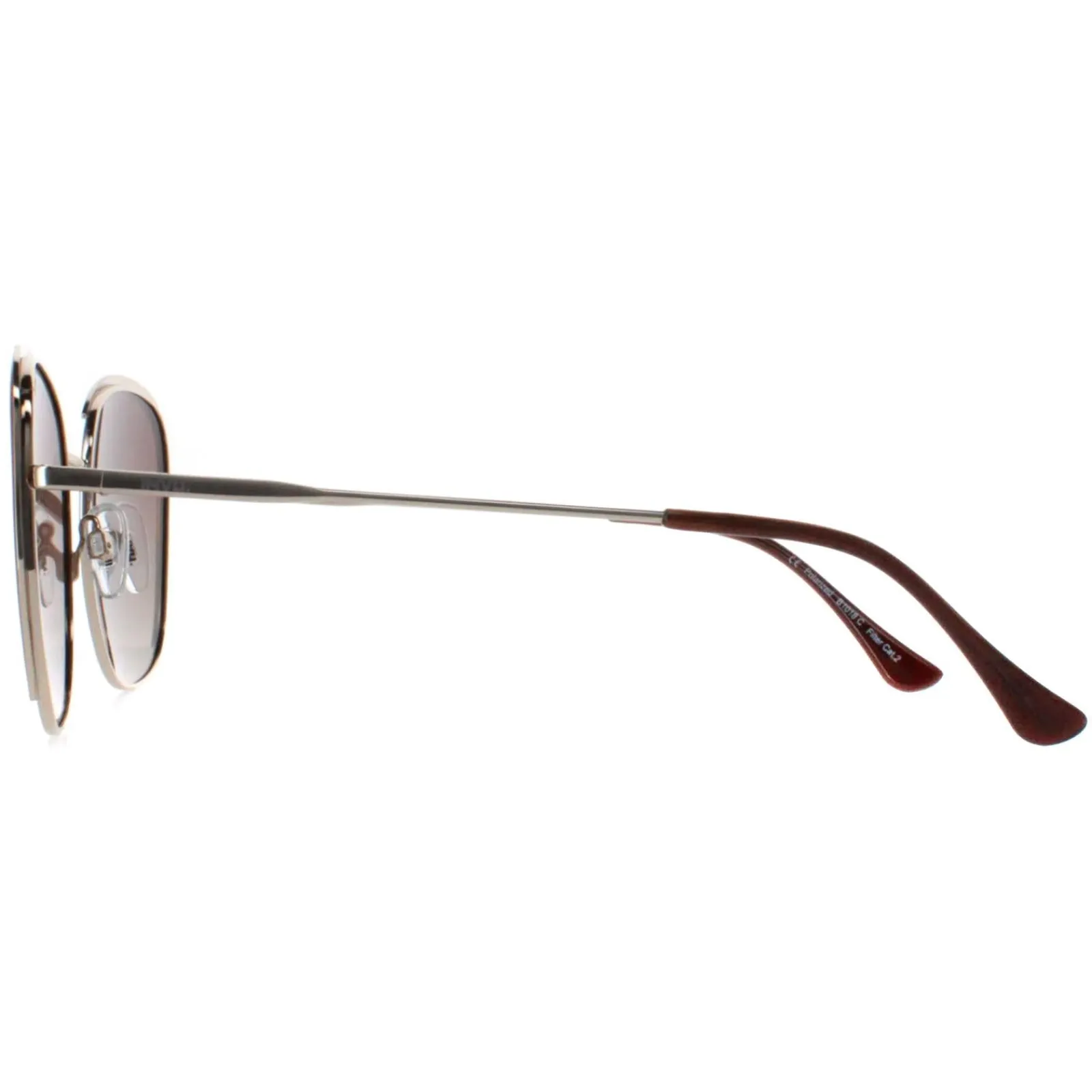 INVU Polarised^Sunglasses B1018 C Gold Beige Brown Polarized