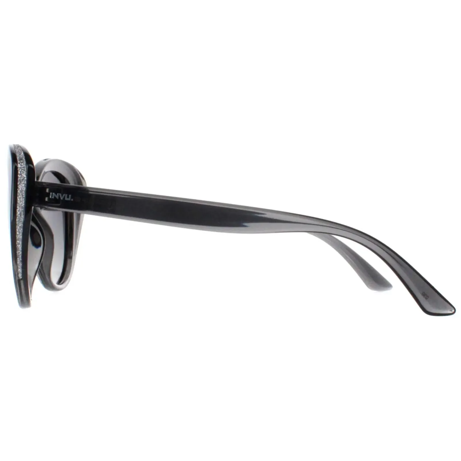 INVU Polarised|Cat-Eye^Sunglasses B2041 C Transparent Grey Grey Polarized
