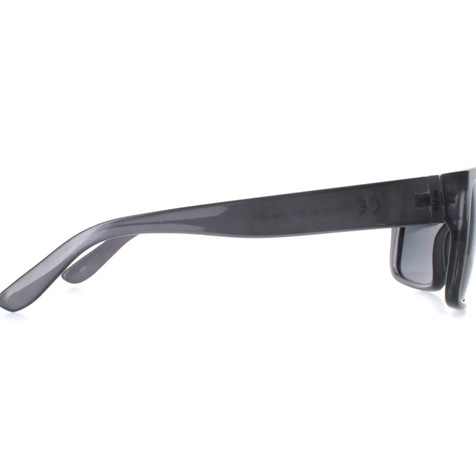 INVU Polarised|Rectangle^Sunglasses B2130 D Milky Grey Crystal Grey Polarized