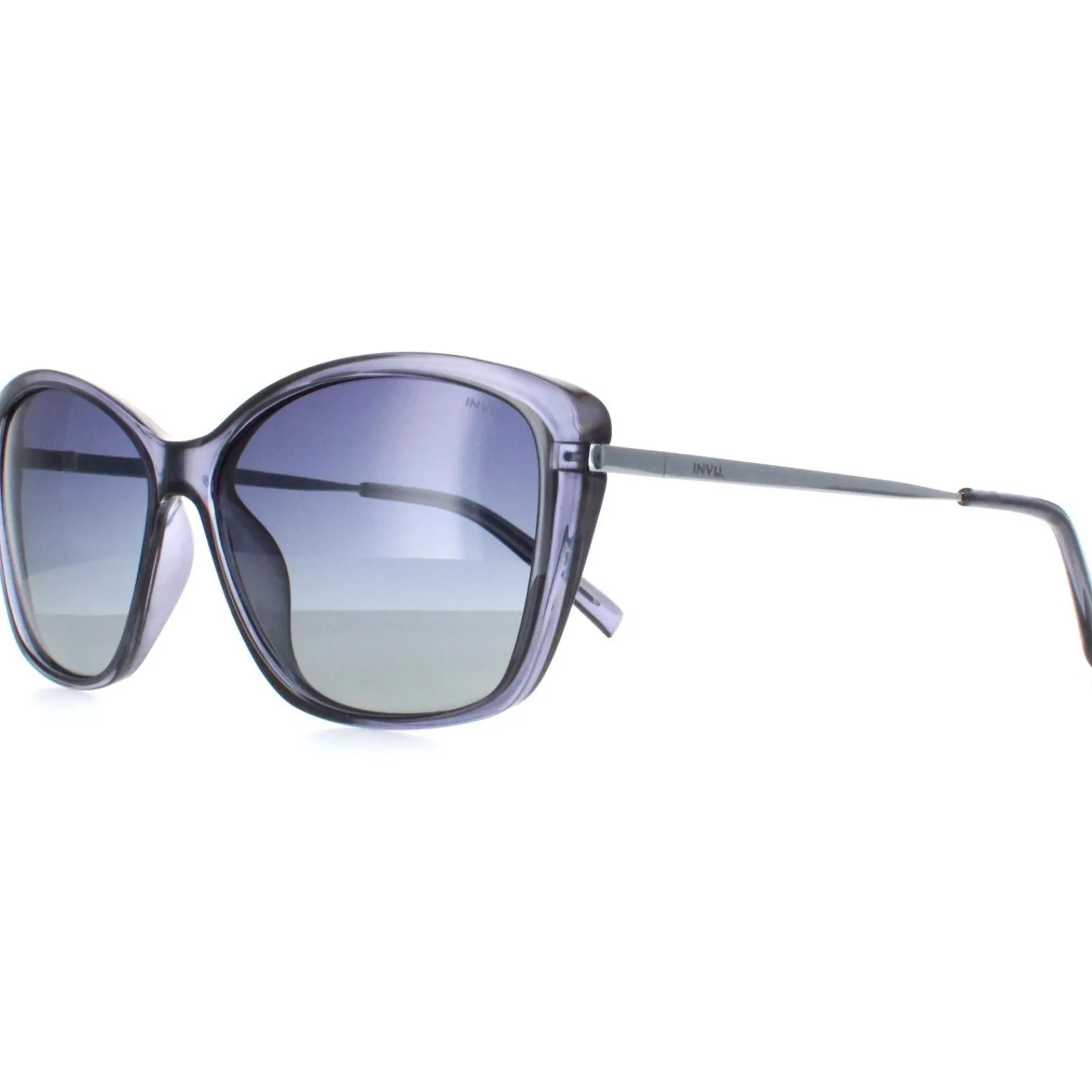 INVU Polarised^Sunglasses B2127 D Transparent Crystal Blue Blue Polarized