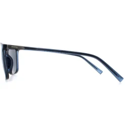 INVU Polarised|Rectangle^Sunglasses B2125 D Transparent Crystal Blue Dark Blue Polarized