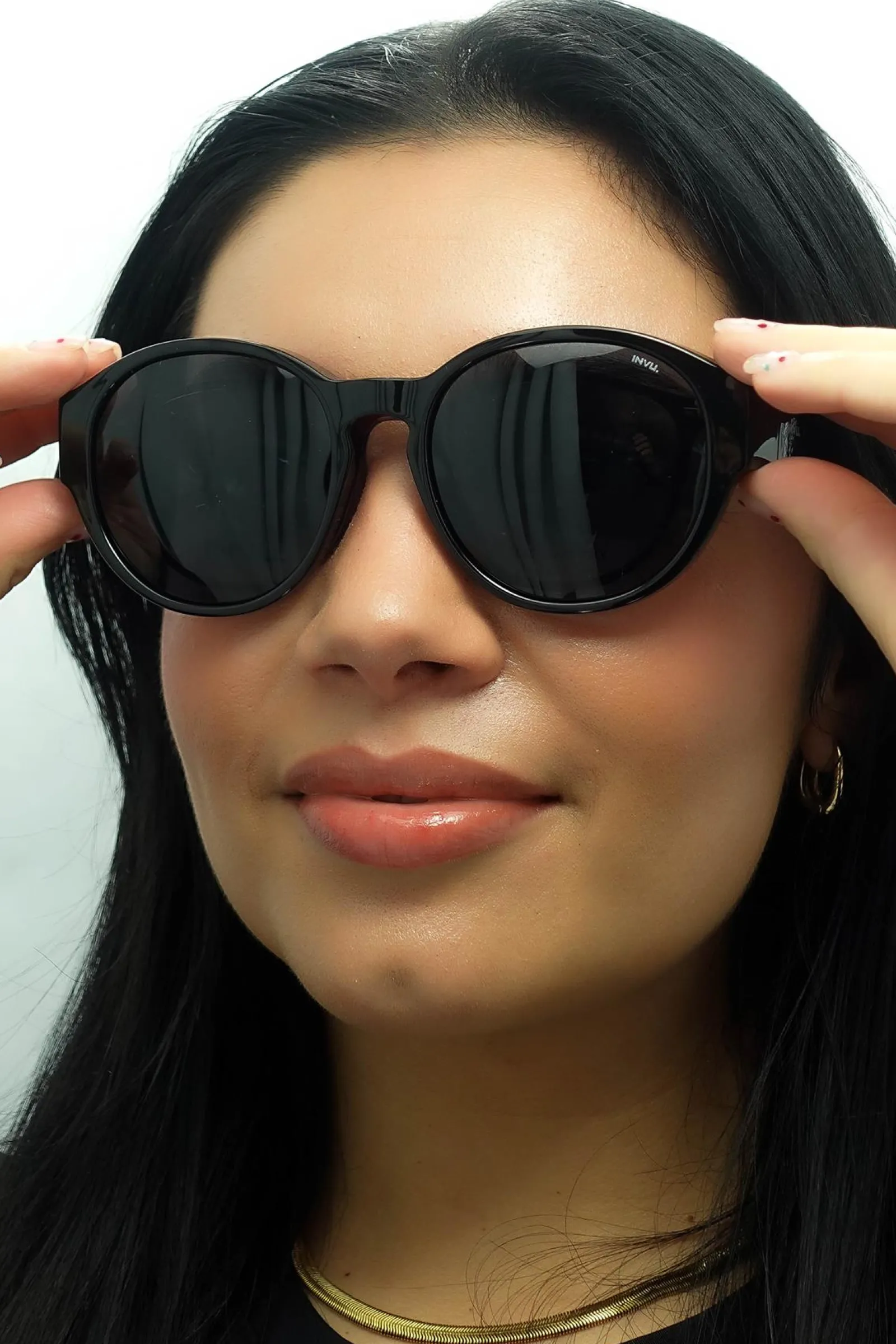 INVU Polarised^Sunglasses E2000 A Black Grey Polarized