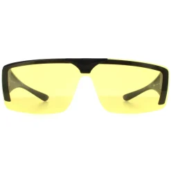 INVU Rectangle|Rectangle^Sunglasses E2700 D Matte Black High Yellow