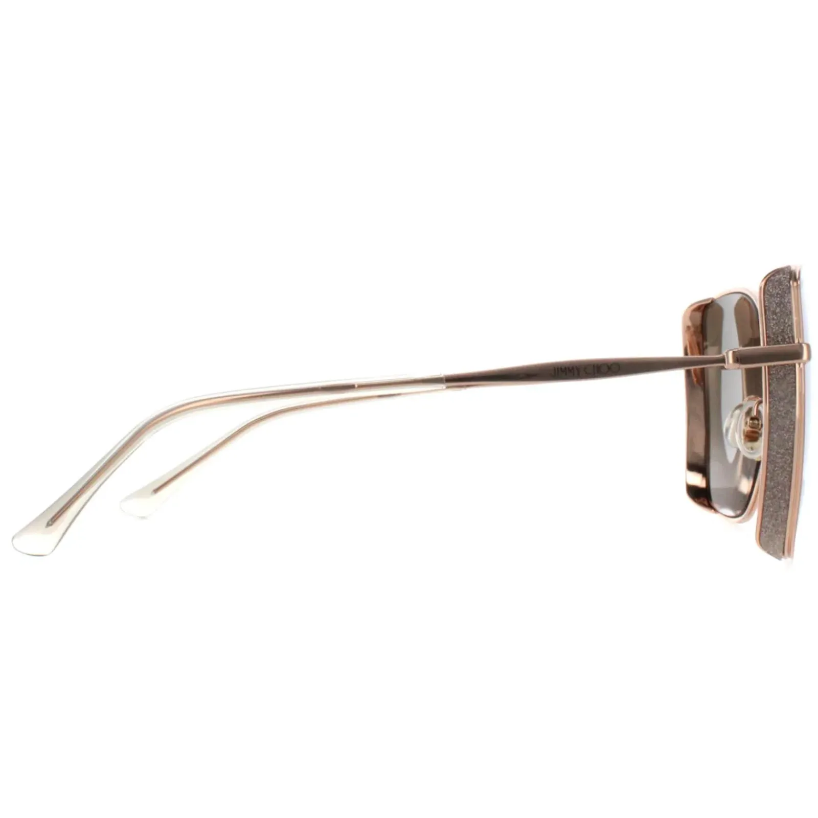 Jimmy Choo Square|Jimmy Choo^Sunglasses ALEXIS/S DDB SQ Gold Copper Multilayer Gold