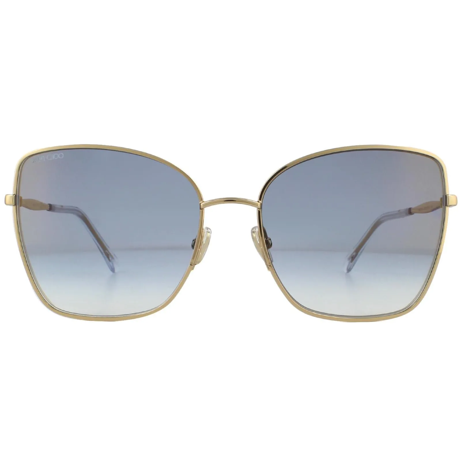 Jimmy Choo Square|Jimmy Choo^Sunglasses ALEXIS/S 000 1V Rose Gold Blue Gradient